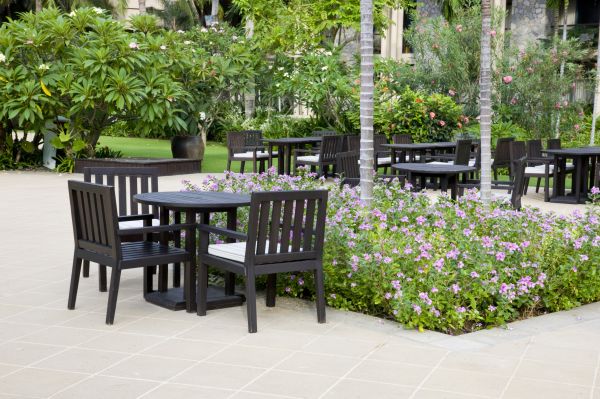 Courtyard Landscaping in Madison