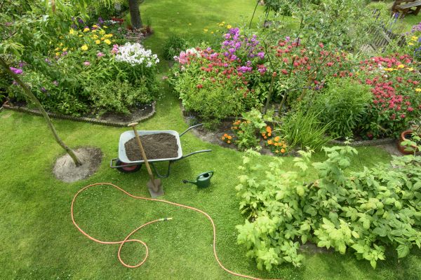 Flower Bed Construction in Madison