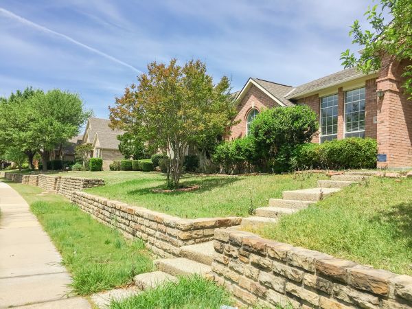 Sloped Yard Landscaping in Madison