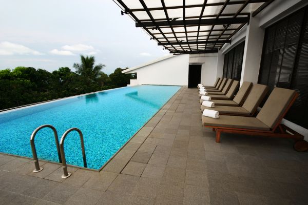 Pool Patio Landscaping in Madison